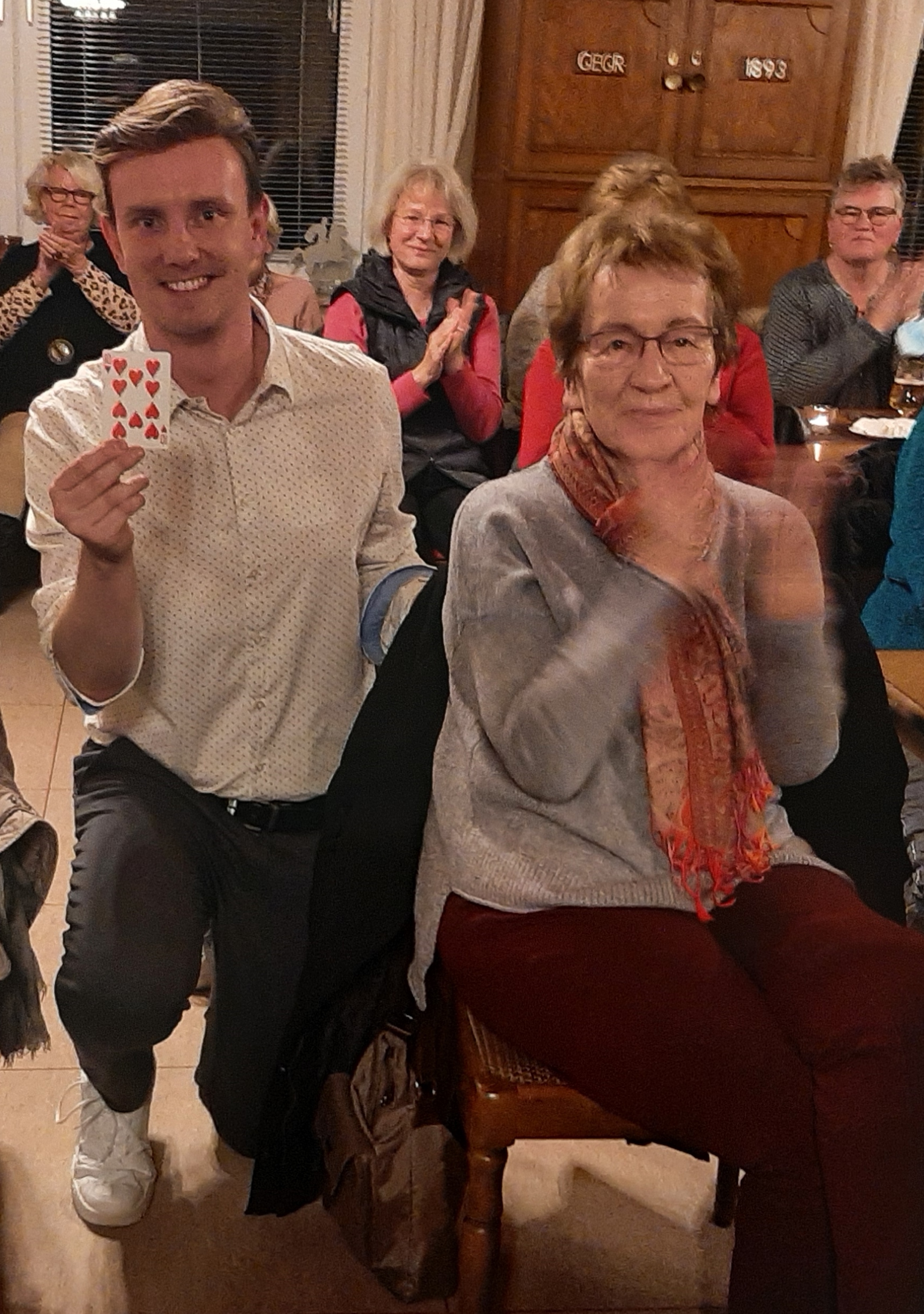 Jan Philipp Lehmker als Zauberer in Lüdersen. Foto: pr