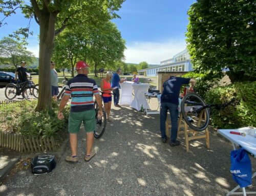 Andrang bei der Fahrradcodierung in Salzhemmendorf