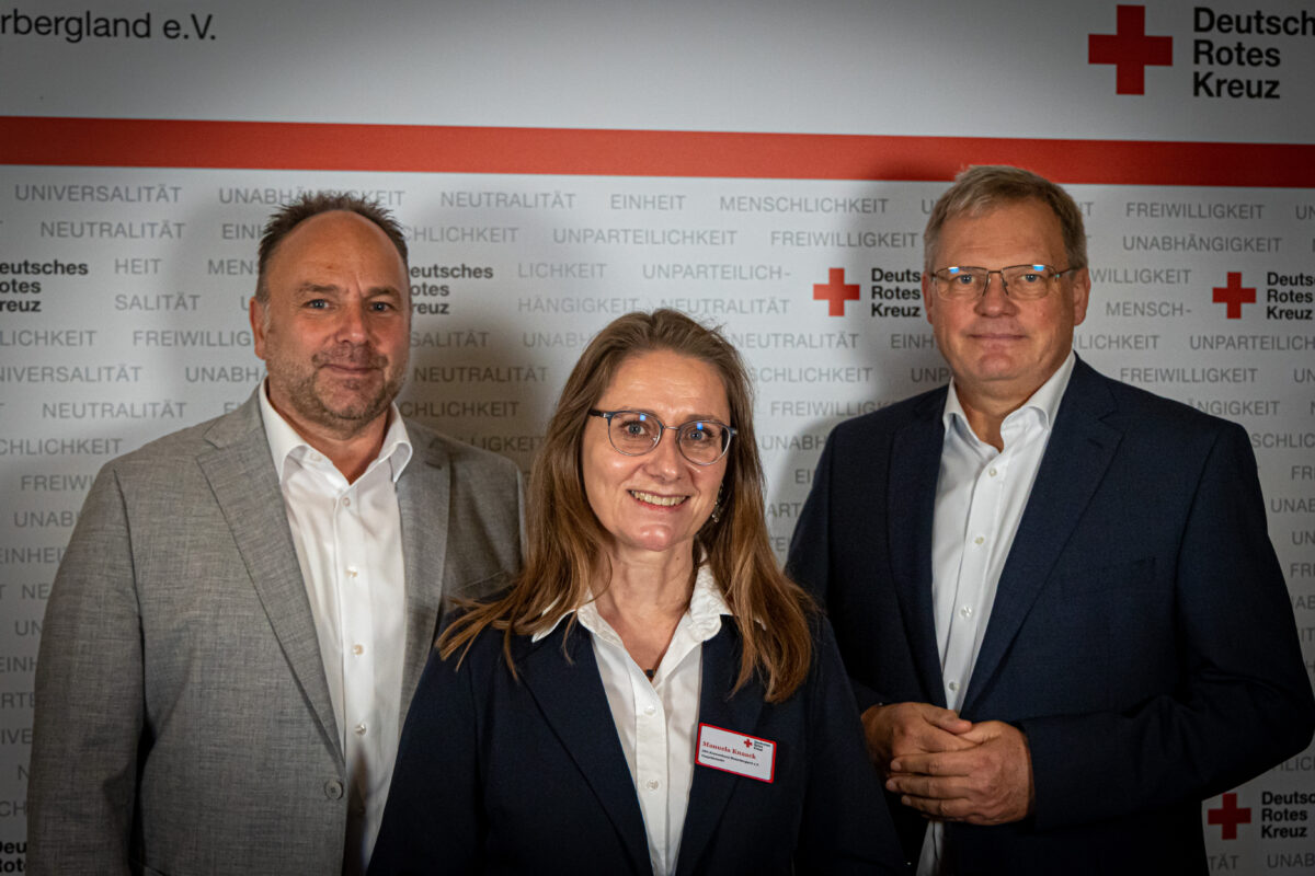 Führungsspitze vom DRKKreisverband Weserbergland wieder komplett